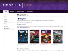 Tablet Screenshot of mogzilla.co.uk